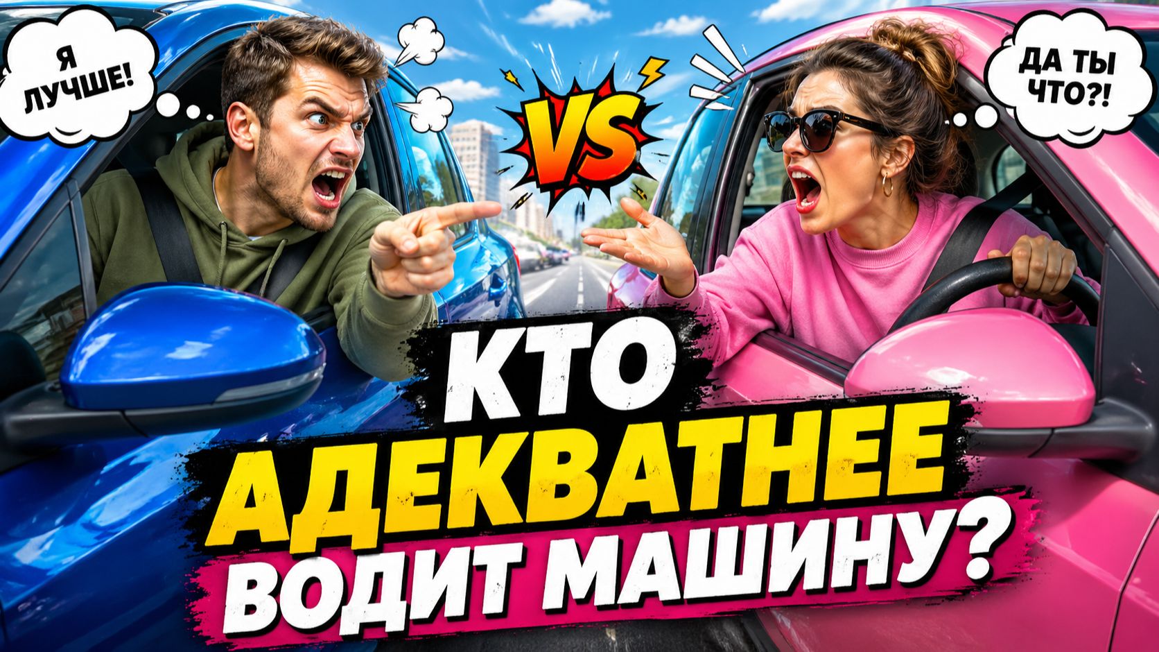 Кто адекватнее водит авто?