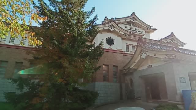 Прогулка у краеведческого музея. Осень в Южно-Сахалинске