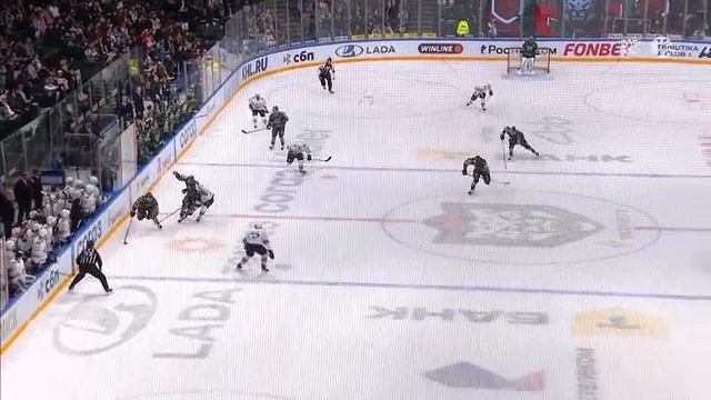 КХЛ. Ак Барс_Металлург матч 3 29042026. Тихая работа Дыняка - ставит заслон Вовченко. Гол