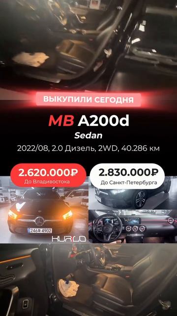 Mercedes-Benz A200d Sedan