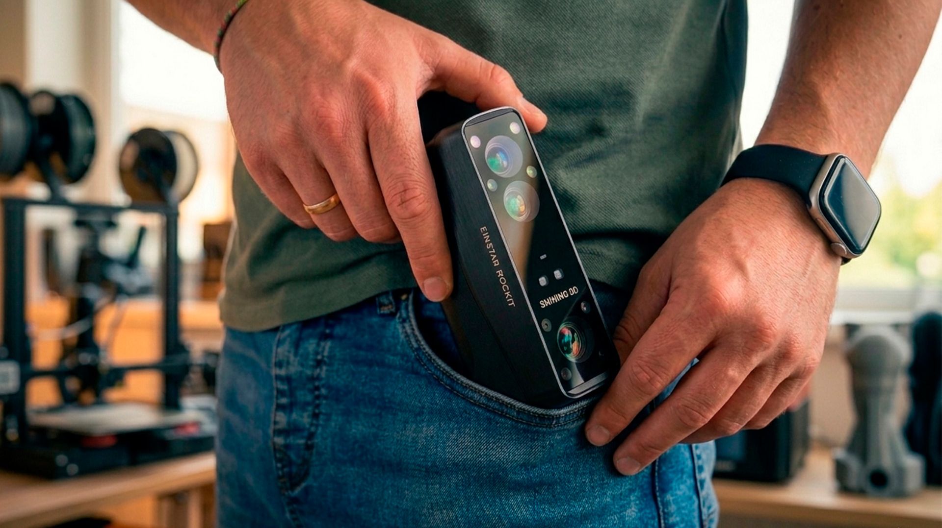 Карманный 3D СКАНЕР - Shining Einstar Rockit