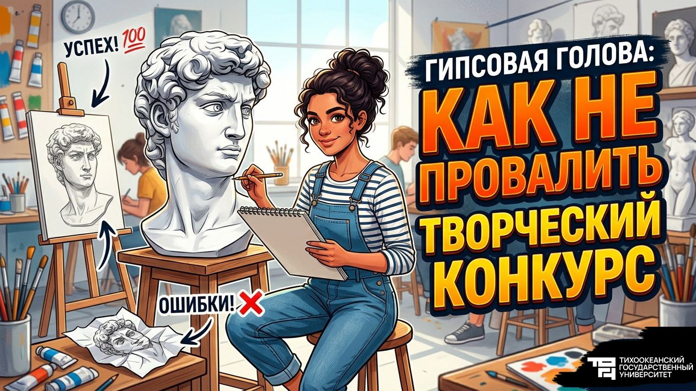 Гипсовая голова: как понять пропорции и не провалить творческий конкурс