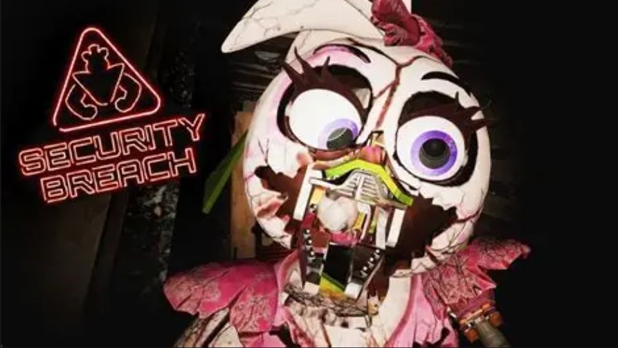 Чика попала под пресс! Five Nights At Freddy’s: Security Breach(6)