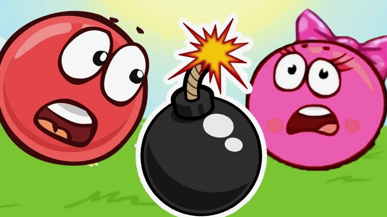 Приключения красного шара - Красныш мультик для малышей - Красный шарик спасает друзей