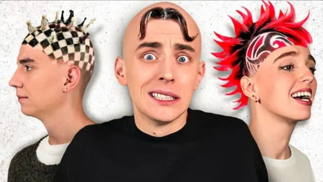 Сумасшедшие Прически Челлендж ! *Парикмахерская А4* — Видео от Влад Бумага А4