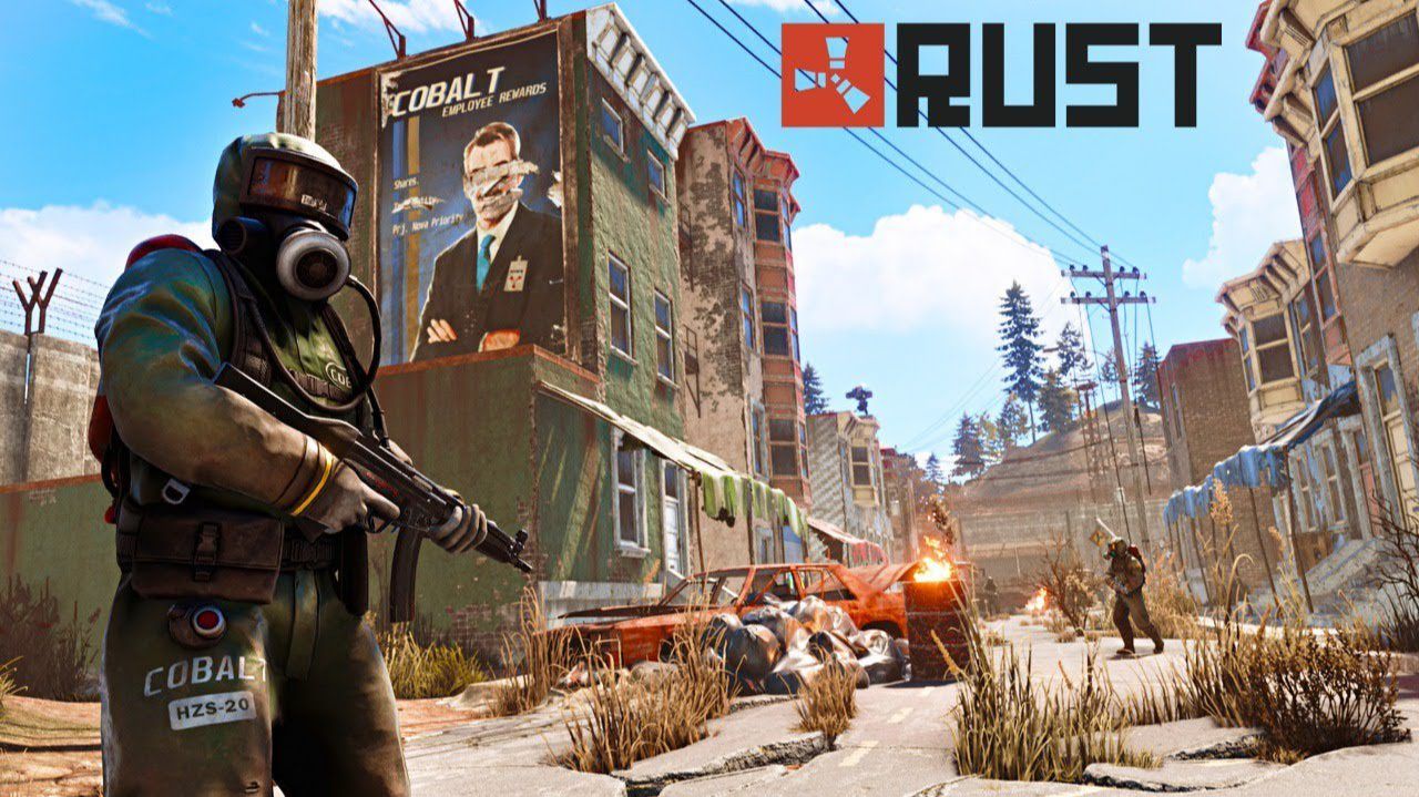 первые часы в #RUST#выживалити#соло.я только учусь