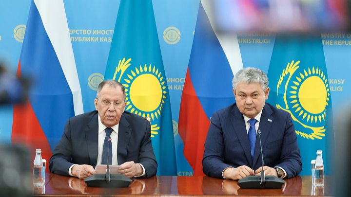 Пресс-конференция С.В.Лаврова с Министром иностранных дел Казахстана, Астана, 30 апреля 2026 года