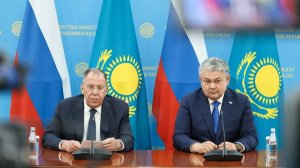 Пресс-конференция С.В.Лаврова с Министром иностранных дел Казахстана, Астана, 30 апреля 2026 года