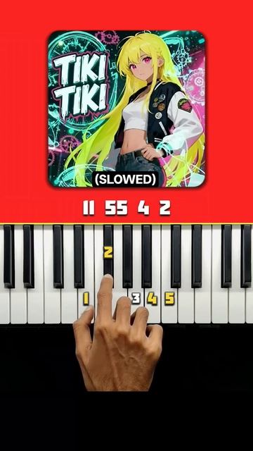 TiKi Tiki (Slowed) - QMIIR 🎹 Piano Tutorial
