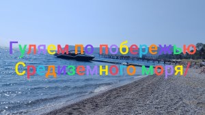 Прогулялись по побережью Средиземного моря/ Наелась клубники