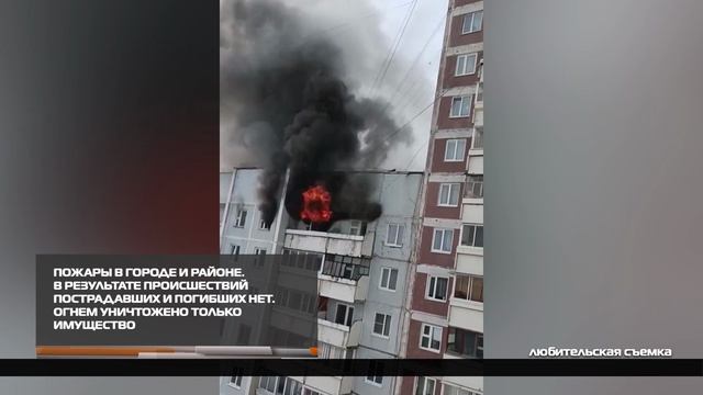 Пожары в городе и районе 27-04-2026