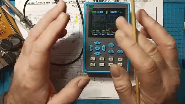 298. Осциллограф при ремонте блоков питания делитель 1Х 10Х и режим AC DC Часть 7     13-47