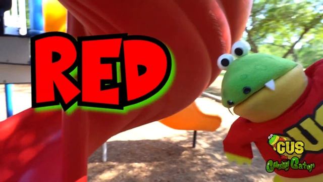 Morning Routine At Park With Gus The Gummy Gator ! Hide And Seek Outdoor Playground