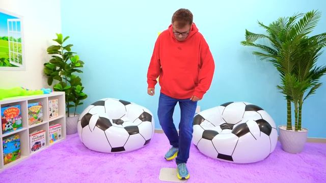 Здоровая Еда против Вредной! Челлендж с Оливером и Пап