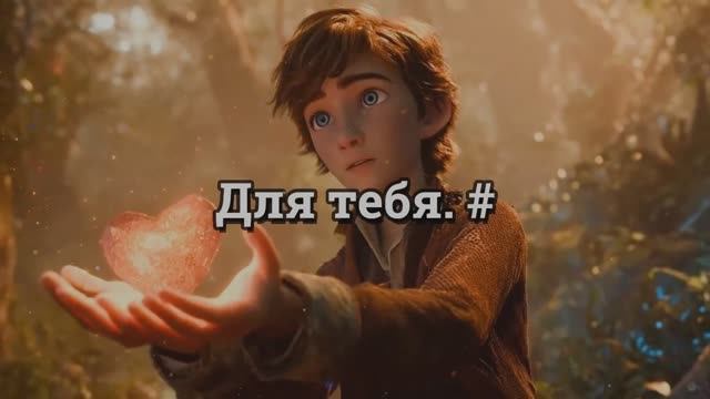 Для тебя. #