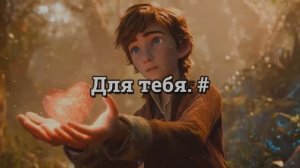 Для тебя. #