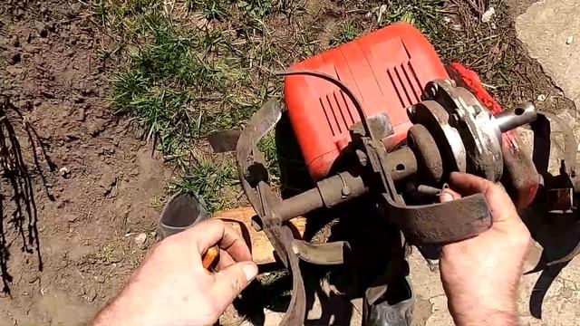 Мой электрический культиватор, начинаю пахать.