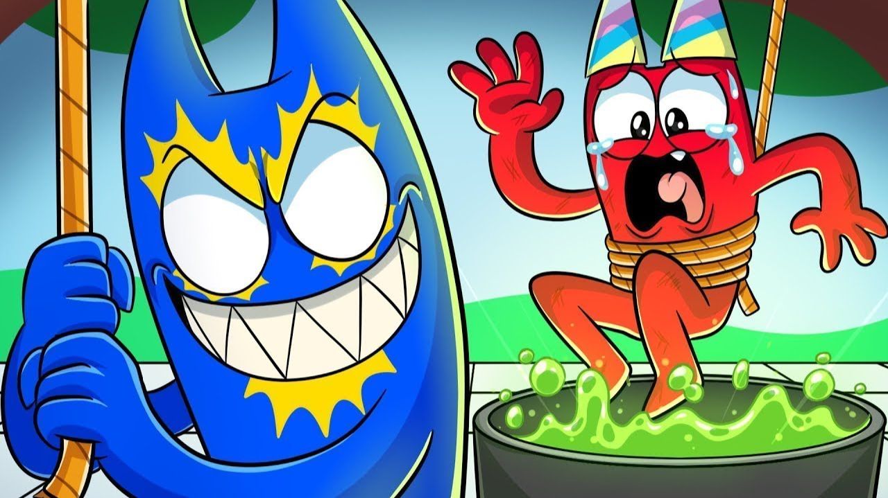 ФЛАМБО - СЛАДКАЯ МЕСТЬ!   Garten Of Banban 7 - Анимации на русском