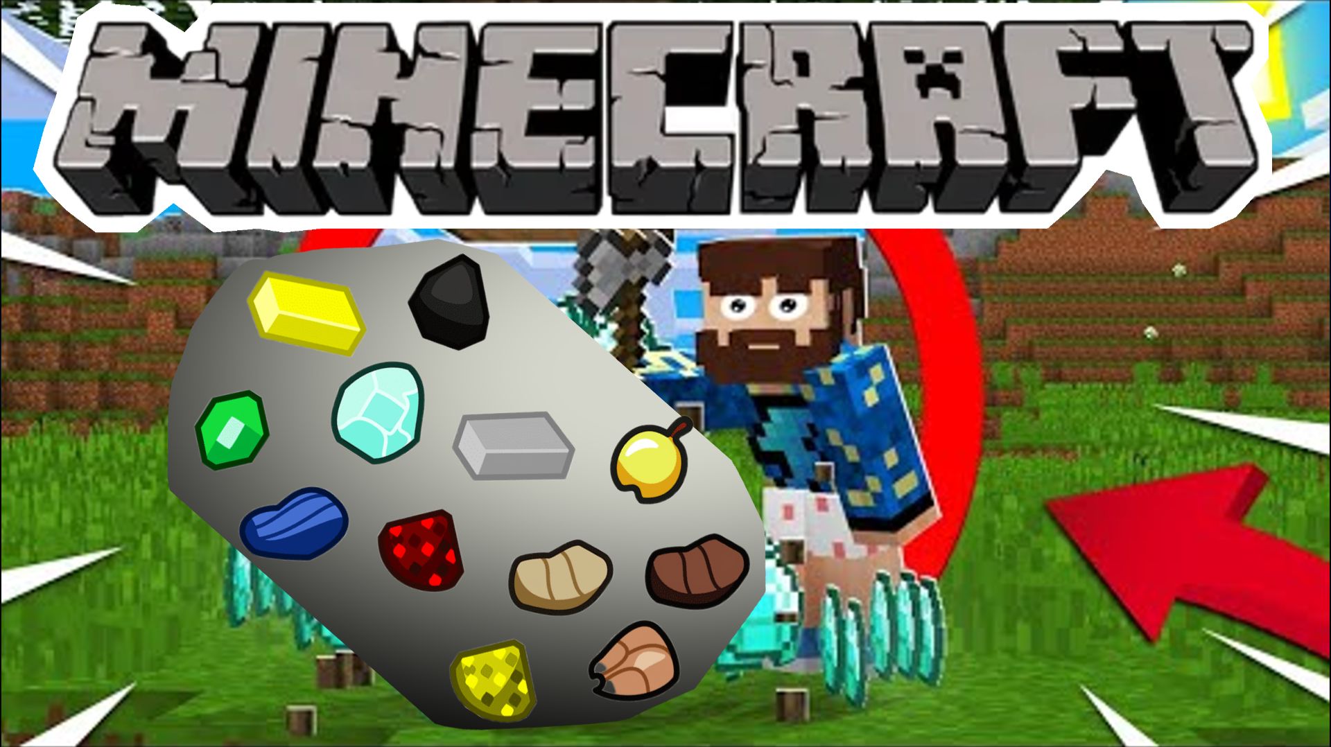 Не лололошка 😰Майнкрафт, но весь дроп Рандомный и Умножен! пародия - в видео я строю город утопия