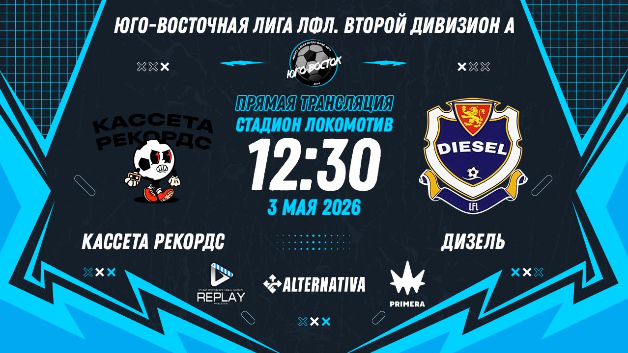 Юго-Восточная лига ЛФЛ. Второй дивизион А 2026. 3-й тур. 