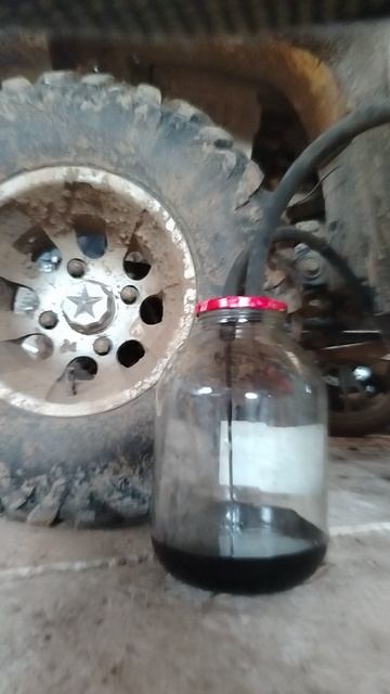 Откачка масла из двигателя