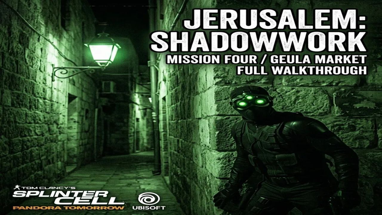 Прохождение Splinter Cell: Pandora Tomorrow — Миссия 4: Иерусалим (Ghost Walkthrough)
