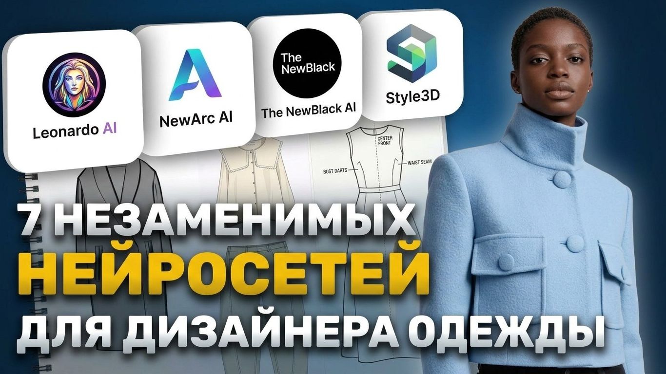 7 незаменимых нейросетей для дизайнера одежды