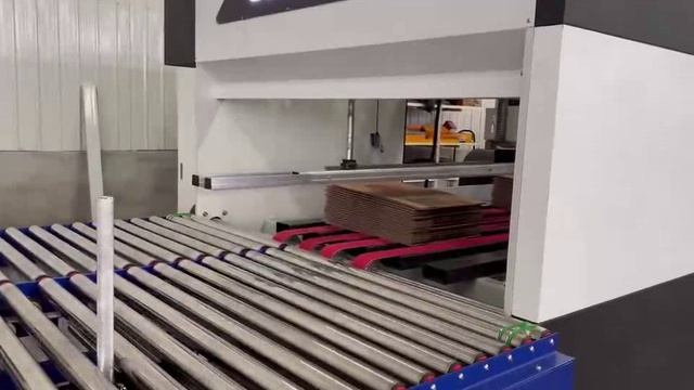 Высокопроизводительная автоматическая линия для пр-ва 4х клапанной гофротары QHFFG200-1228