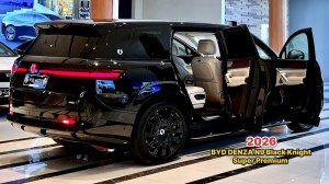 BYD DENZA N9 Black Knight 2026 года — обновленный экстерьер и интерьер.