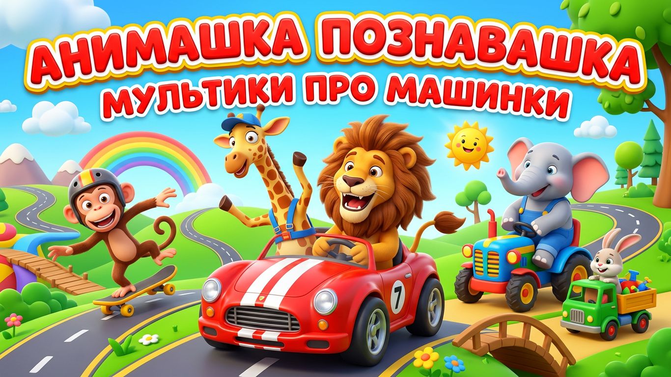 анимашка познавашка мультики про машинки