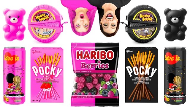 Челлендж с Едой «Розовое или Черное» | Забавные Лайфхаки с Едой