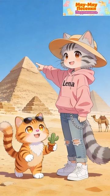 Котёнок Гав и Лена путешествуют | Выбери следующую страну 🌍🐱