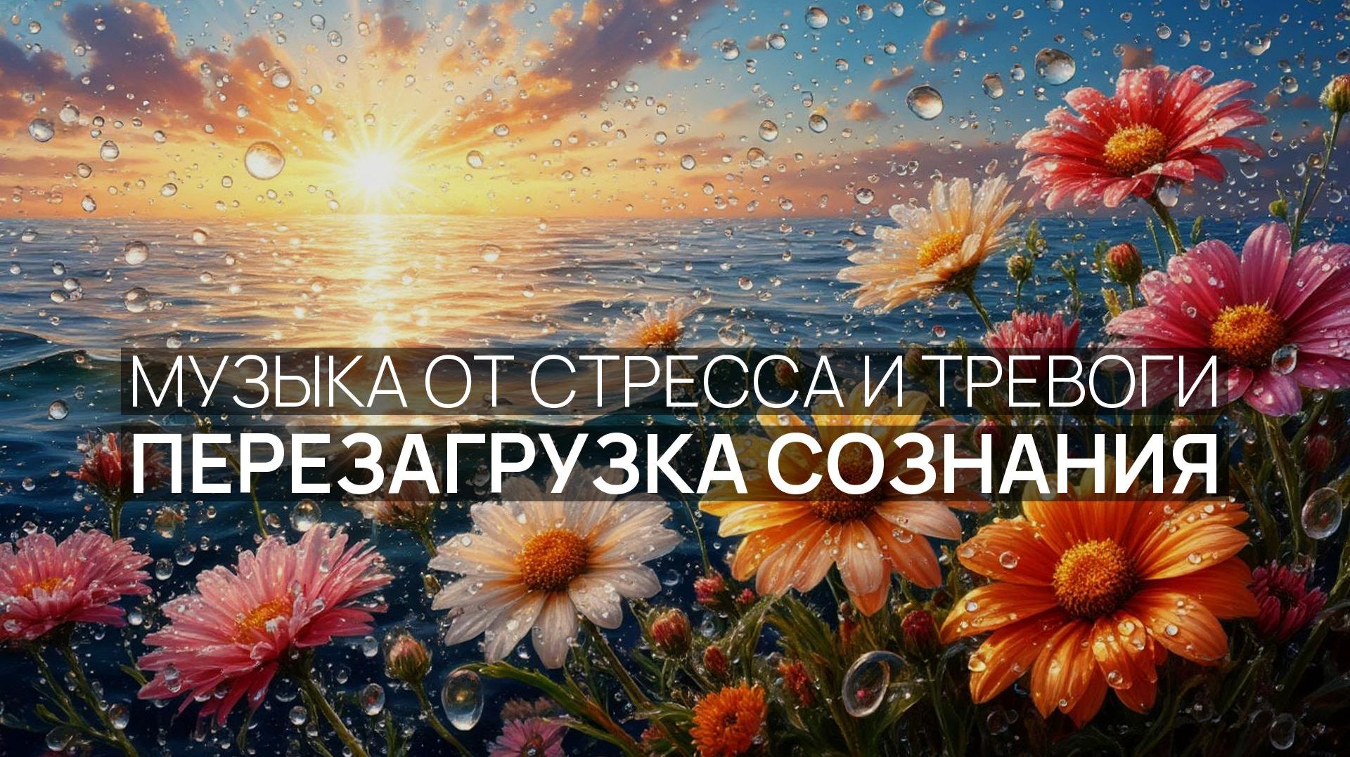 Перезагрузка сознания 🌅 Звуки гавани 🏖️ Закат на пляже 💙