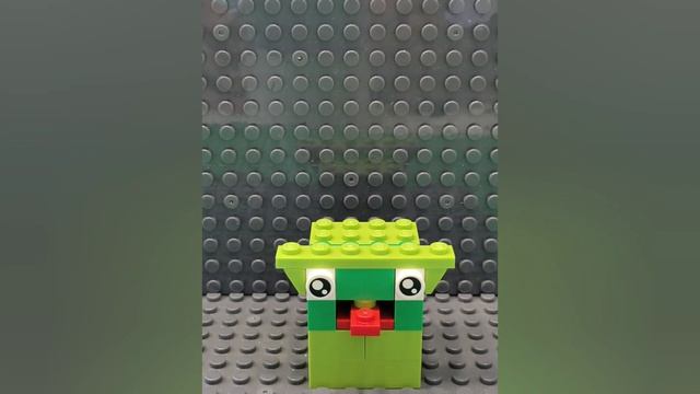 Лего идеи | Lego Crafts | квадратная лягушка из Лего | Lego Square Frog