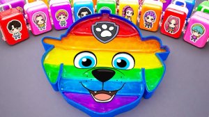 Как приготовить ванну для щенячьего патруля Маршалла, смешав глиняные яйца-слаймы