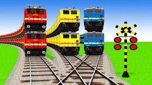 ПОЕЗД ТОМАСА Фумикири железнодорожного переезда, анимация