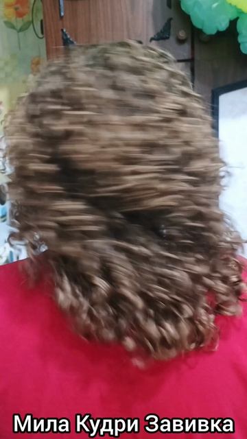 Повторная вертикальная завивка на натуральных волосах