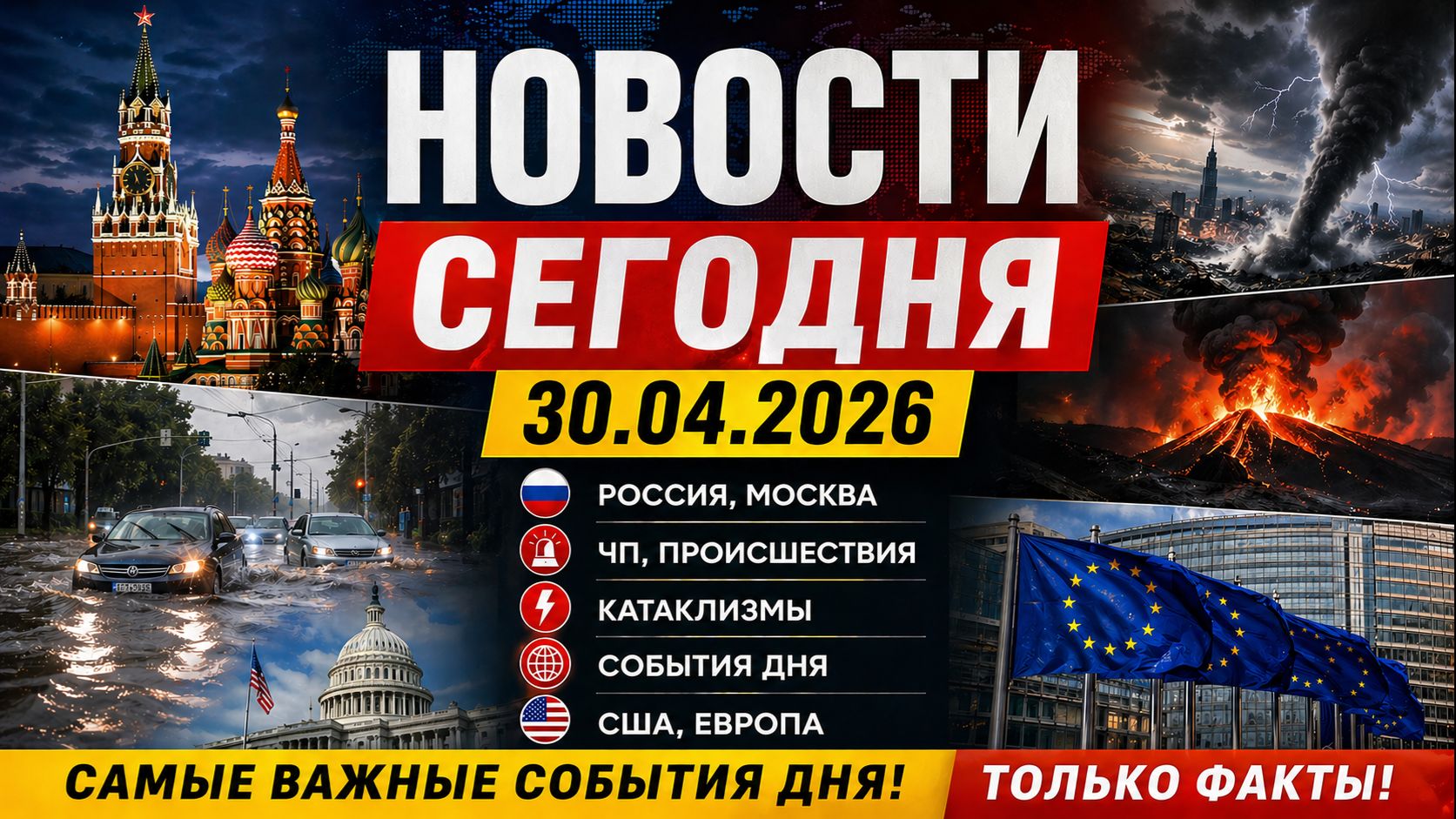 НОВОСТИ СЕГОДНЯ_ 29.04.2026 - Россия, Москва, ЧП, Катаклизмы, События Дня, США_ Европа