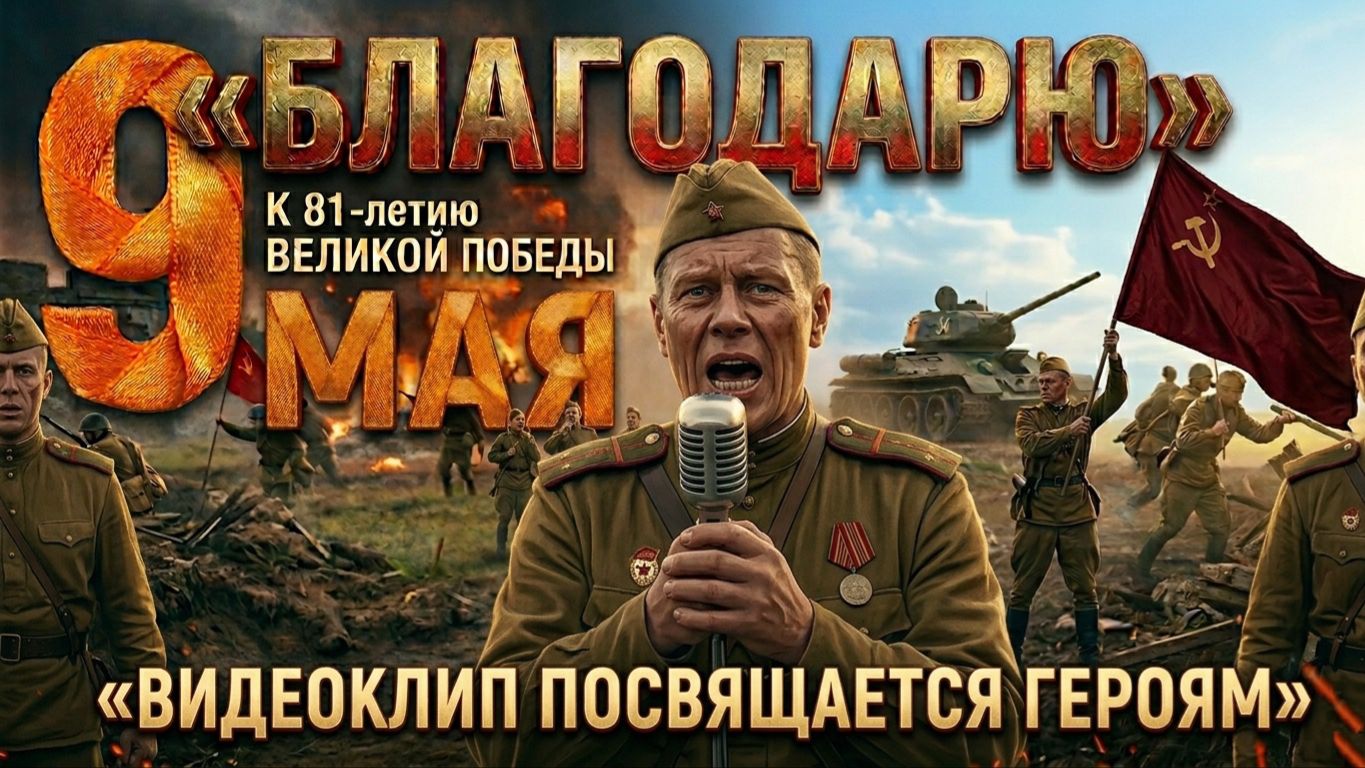 9 мая - песня ко Дню Победы от которой мурашки... До слез