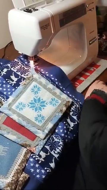 Вышивка к Рождеству Христову. Матушка Игумения Афанасия, Ростов Великий, ноябрь 2024г.