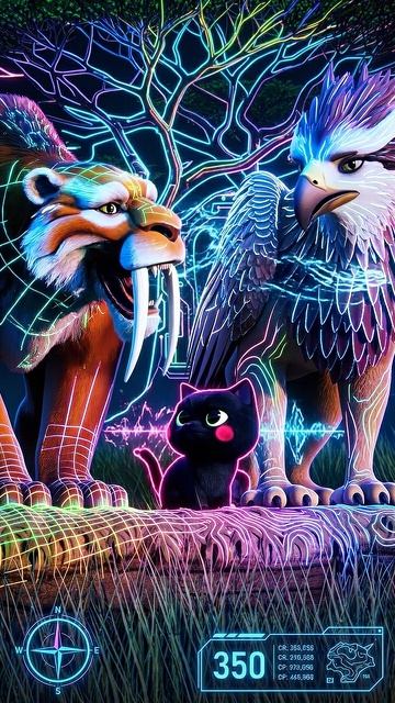 Мультфильм про искусство: Интерактивный световой дизайн