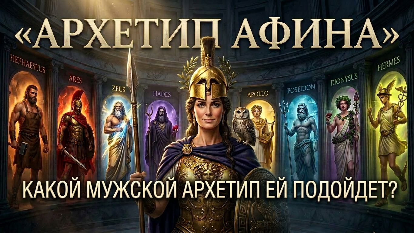 🦉 АРХЕТИП АФИНА: Почему самая умная и успешная женщина остаётся одна? Кто из мужчин это исправит?