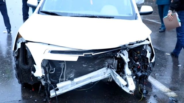 В Узбекистане произошла авария Shevrolet Cobalt и Lacceti