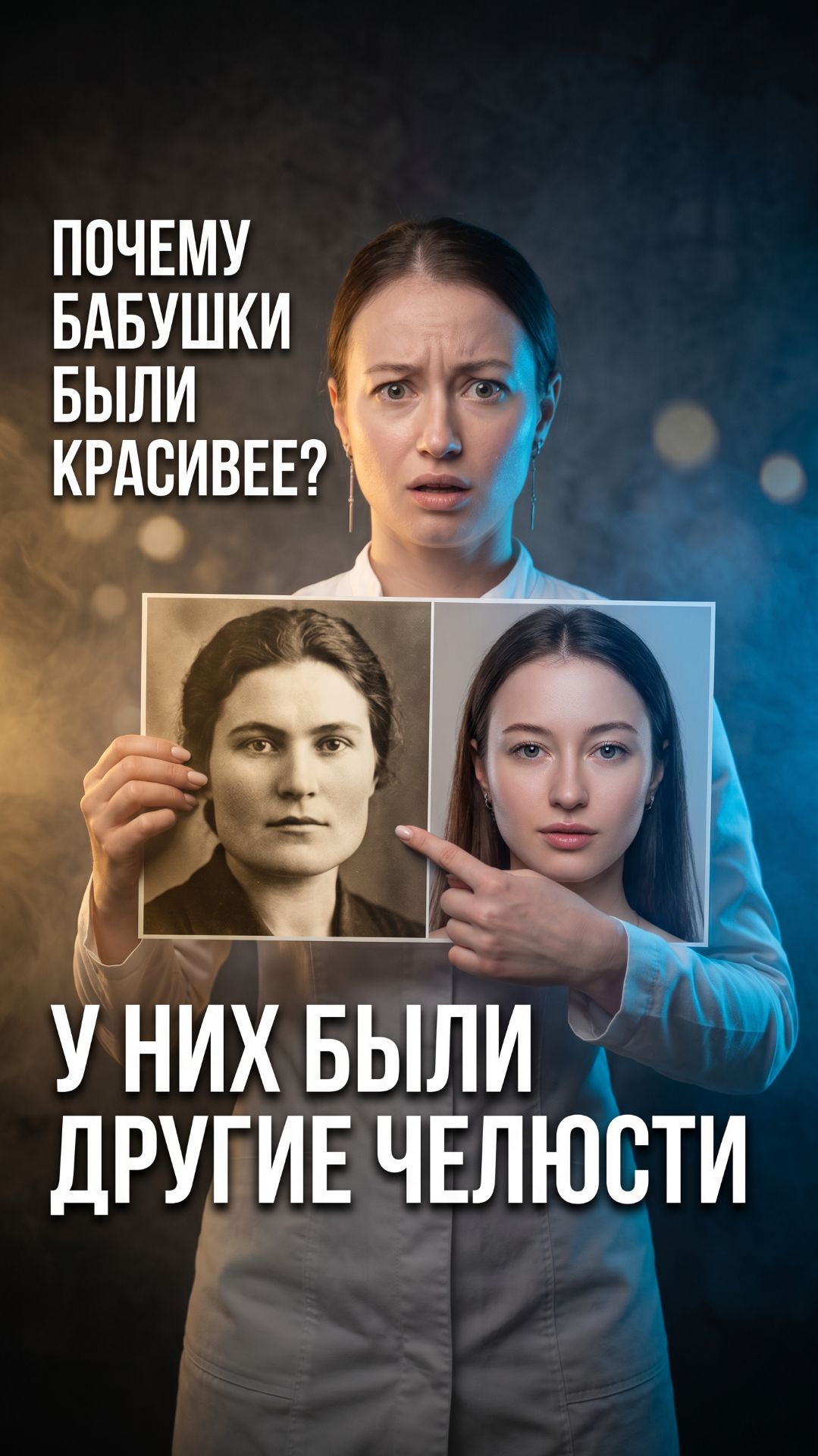 Бабушки были красивее — и дело в челюстях 😬