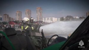 Праздник настоящих пожарных прошел сегодня в Хабаровске