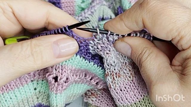 Чайка. Начинаем вязать рукав.