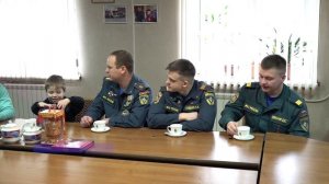 Трогательная встреча мальчика и пожарных, спасших ему жизнь, прошла в Нижнем Новгороде