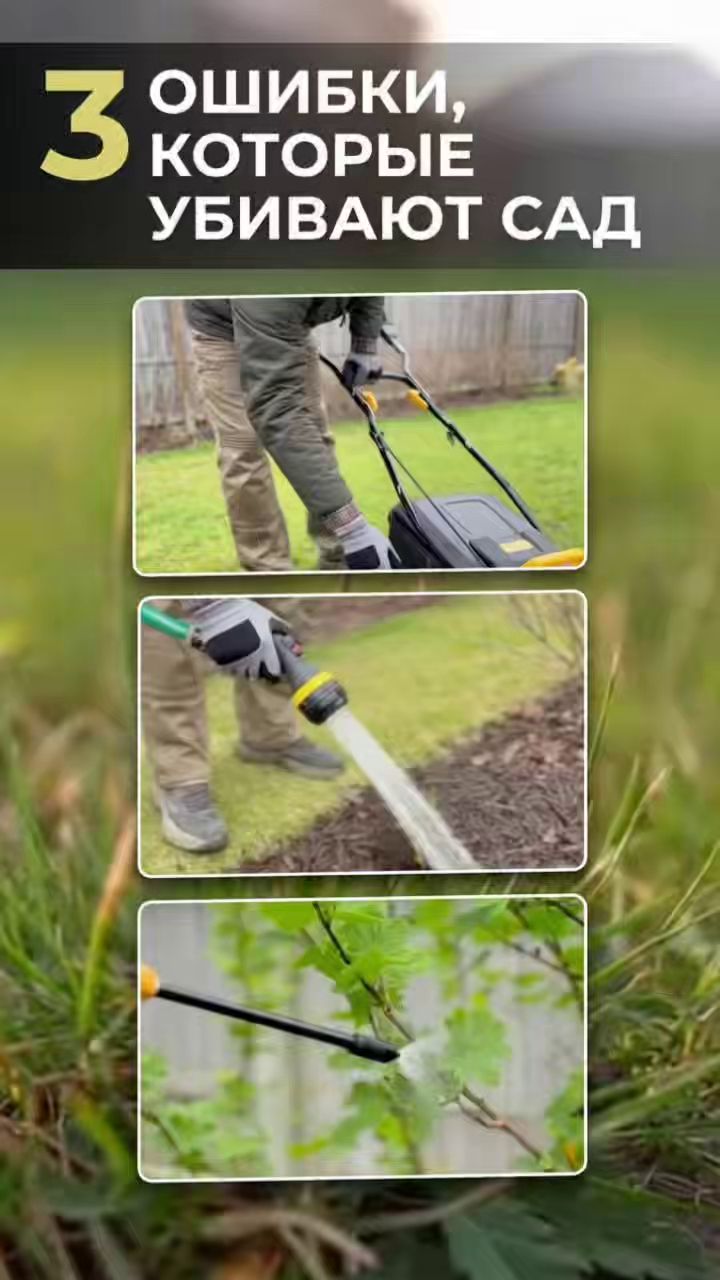 3 ошибки с инструментами, которые убивают сад