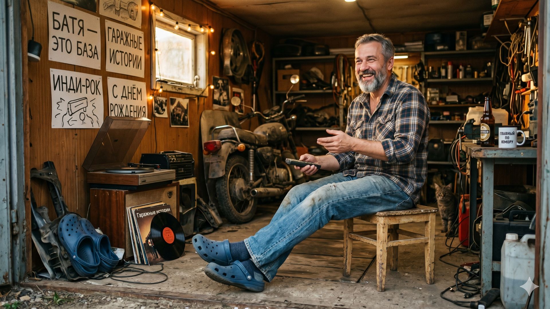 Гимн всех отцов: Кроксы, пульт и гараж 🛠️ Песня на День Рождения