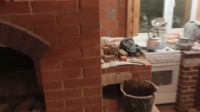 Русская печь в летнюю кухню. Этапы строительства